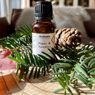 Pines& Needles Flasche mit Dekoration