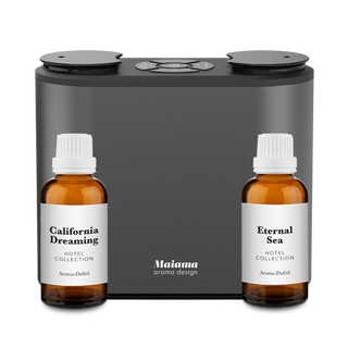 Duft Diffuser Set Mini Duo mit zwei Flaschen frischer Duftstil Eternal Sea California Dreaming