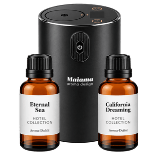 Mini Aroma Diffuser Digital Set mit Akku 2x 20ml Duftöl - Maiama Aroma Design