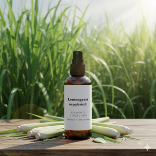 Lemongrass Spray KI generierter Hintergrund