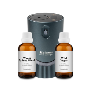 Maiama MINI Diffuser Set mit Touch-Display & Duftöl Stil erdig
