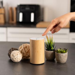 Bambus Mini Diffuser Set mit Touch-Display und Duftölen