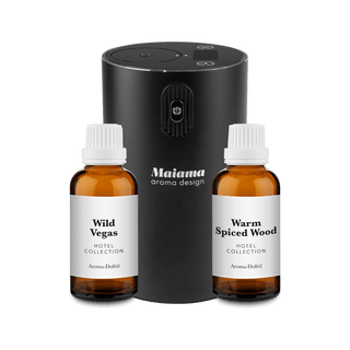 MINI Aroma Diffuser Digital Set mit Akku 2x 20ml Duftöl - Maiama Aroma Design