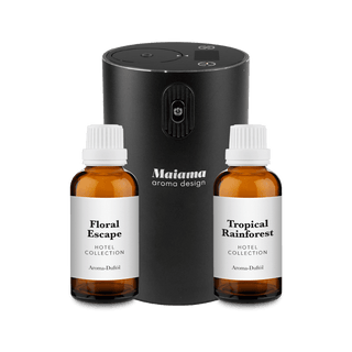 MINI Aroma Diffuser Digital Set mit Akku 2x 20ml Duftöl - Maiama Aroma Design