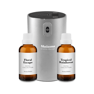 MINI Aroma Diffuser Digital Set mit Akku 2x 20ml Duftöl - Maiama Aroma Design