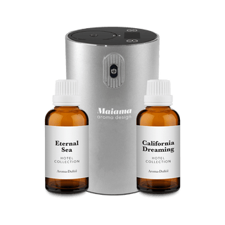 MINI Aroma Diffuser Digital Set mit Akku 2x 20ml Duftöl - Maiama Aroma Design