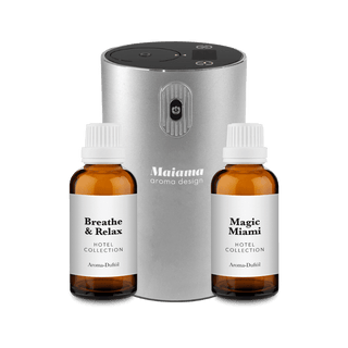 MINI Aroma Diffuser Digital Set mit Akku 2x 20ml Duftöl - Maiama Aroma Design