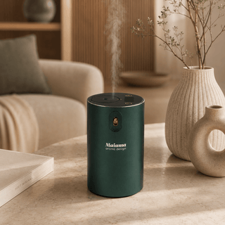 Mini Aroma Diffuser Digital green mit Akku - Maiama Aroma Design