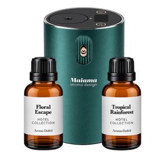 Mini Aroma Diffuser Digital Set mit Akku 2x 20ml Duftöl - Maiama Aroma Design