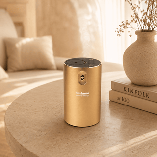 Mini Aroma Diffuser Digital gold mit Akku - Maiama Aroma Design