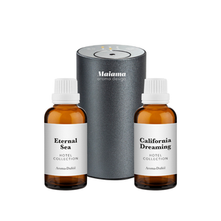 MINI Aroma Diffuser Soft Touch Set mit 2x 20ml Duftöl