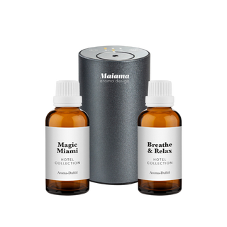 MINI Aroma Diffuser Soft Touch Set mit 2x 20ml Duftöl