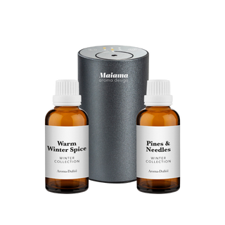 MINI Aroma Diffuser Soft Touch Set mit 2x 20ml Duftöl
