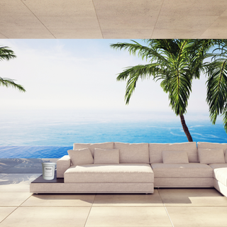 living room palm trees 